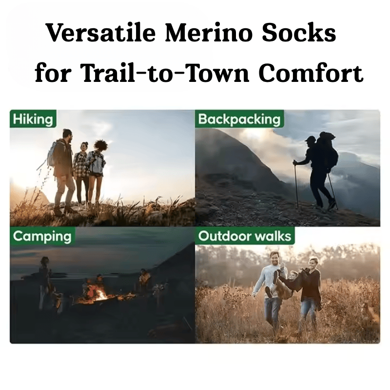 Men's Merino Wool Hiking Socks