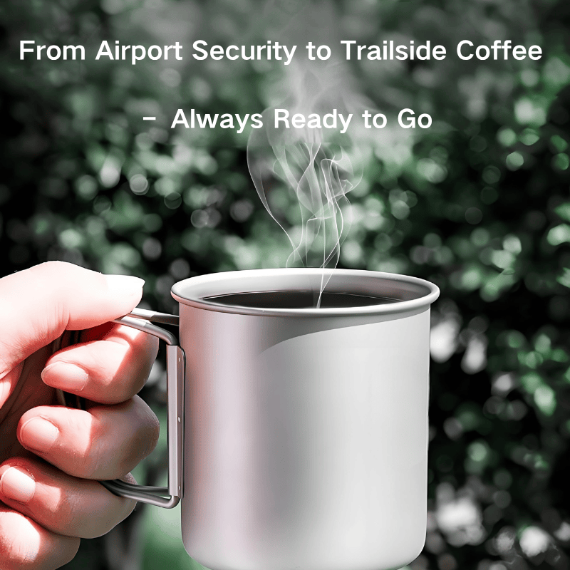 Eco-Friendly Titanium Cup – 100% Non-Toxic, BPA-Free & Reusable for Zero-Waste Living