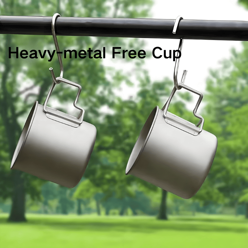 Titanium Camping Cup – Unbreakable, Lightweight & Heat-Resistant for Backpacking, Hiking & Outdoor Adventures