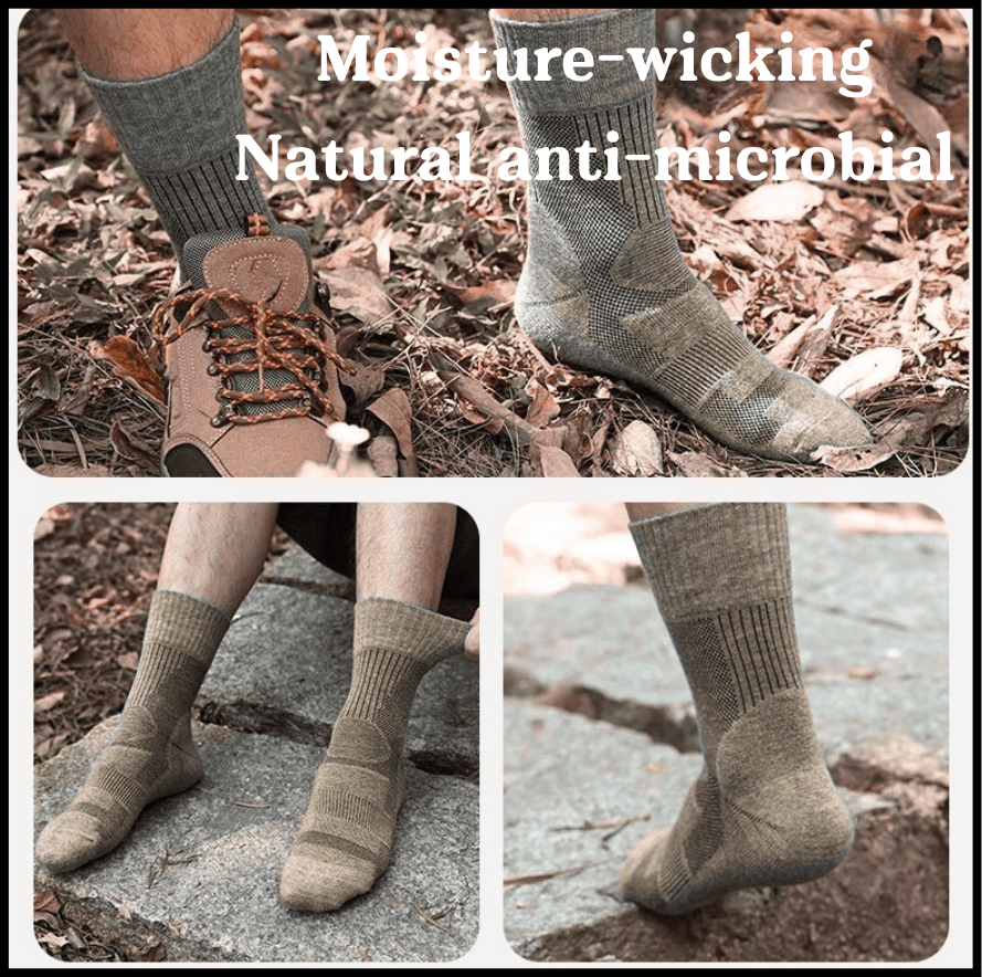Men's Merino Wool Hiking Socks