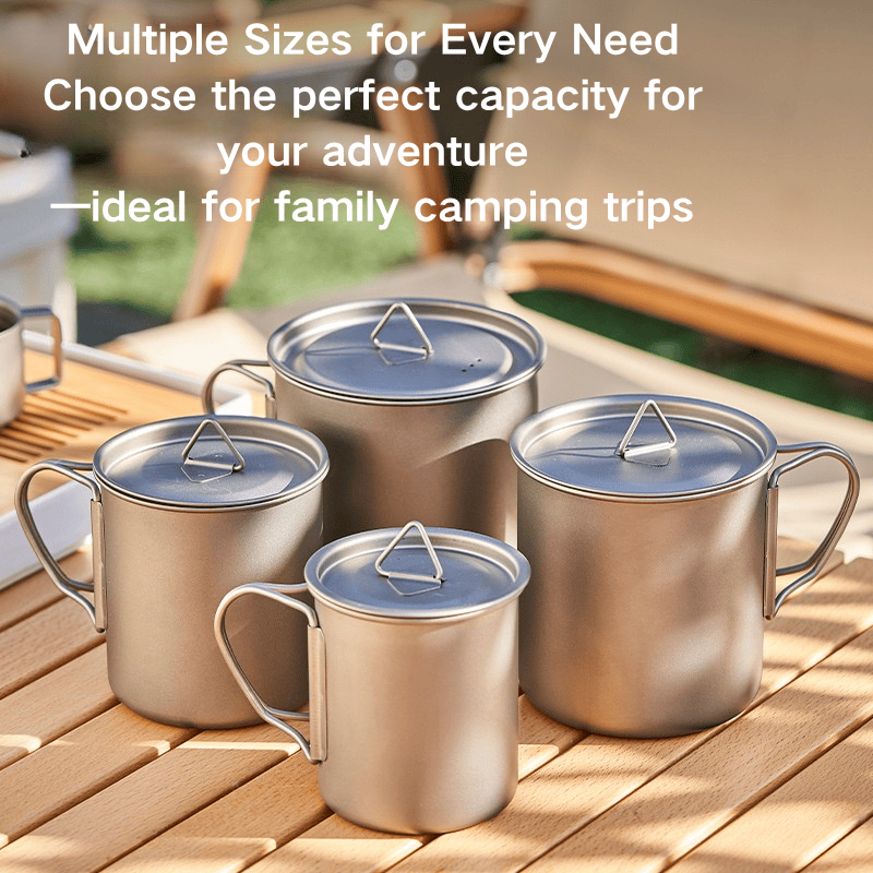 Eco-Friendly Titanium Cup – 100% Non-Toxic, BPA-Free & Reusable for Zero-Waste Living