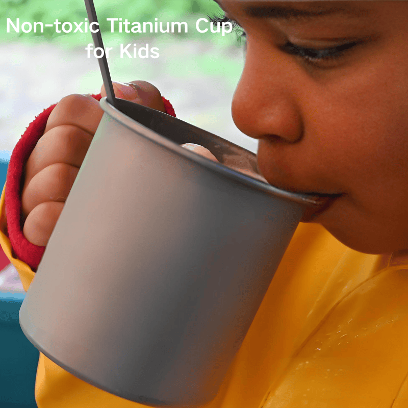 Eco-Friendly Titanium Cup – 100% Non-Toxic, BPA-Free & Reusable for Zero-Waste Living