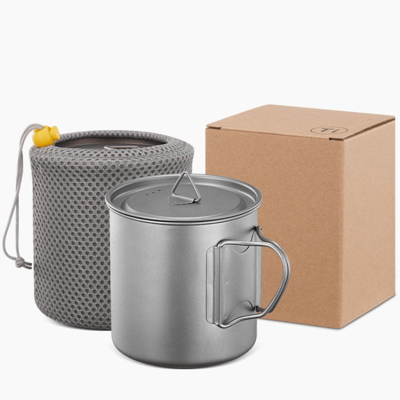 Luxury Titanium Cup Gift Set – Elegant, Durable & Personalized for Him (Engraved Options Available)