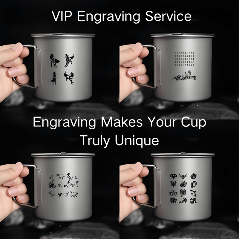 Eco-Friendly Titanium Cup – 100% Non-Toxic, BPA-Free & Reusable for Zero-Waste Living