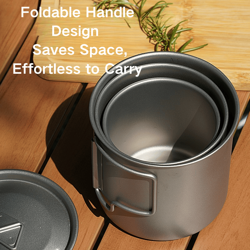 Titanium Camping Cup – Unbreakable, Lightweight & Heat-Resistant for Backpacking, Hiking & Outdoor Adventures