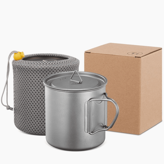 Luxury Titanium Cup Gift Set – Elegant, Durable & Personalized for Him (Engraved Options Available)